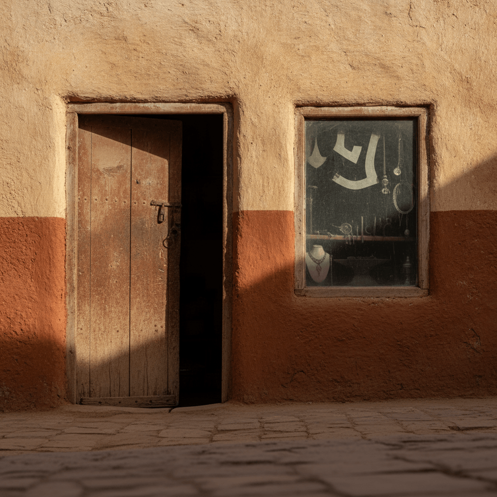 Historic Tiznit medina bustling with life, reflecting its legacy as Morocco’s renowned silver capital.